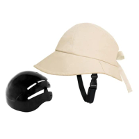 Bicycle Helmet Hat Shaped Helmet Fishing Hat Sun Hat Helmet Hat Type Helmet Cap For Women's Cycle Everyday Wear Work