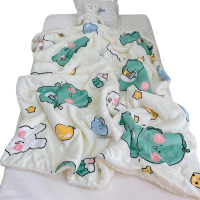羊羔絨牛奶絨毛毯單件兒童午睡毯子寶寶用春秋蓋毯毛巾被四季通用
