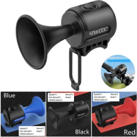 Bike Electronic Loud Horn 120 db Warning Bicycle Bell Bicycle Handlebar Alarm Bell MTB Bike Accessories For Kids Scooters Bikes