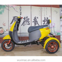 Cheap China New Model 3-Wheel Adult Electric Motor Moped Trike Scooter Motorcycle Tricycle For Sale custom