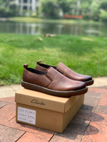 Clarksบุรุษ Cotrell Free Textile Collection รองเท้าสบาย ๆ รองเท้าทางการของผู้ชาย
