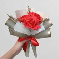 Hadiah Wisuda  Kado Ulang Tahun Anniversary sidang Cewek cowok Buket Bunga Mawar Palsu