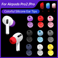 Apple Airpods Soft Silicone EarTips Earbuds Earphone Earplug Cover For Airpods Pro 2 Ear Tips Accessories Cushion Earpads S M L