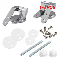 1~5PCS Stainless Steel Seat Hinge flush toilet cover mounting connector toilet lid hinge mounting fittings Replacement Parts