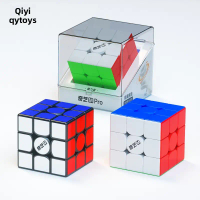 QiYi MPro ลูกบาศก์แม่เหล็ก MagLev แบบเงา UV ขนาด 2x2 และ 3x3 ของเล่นปริศนาสำหรับเด็ก
