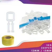 GESPER 1 KG STRAPPING BAND KLAM PLASTIK TALI KLAM