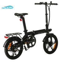 Great Deal Airwheel R5+ Electric E-bike Easy Folding with Lithium Battery 14 inch big wheels Foldable Transporaion Tool LED