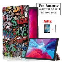 Case for Samsung Galaxy Tab A7 10.4 SM-T500 T505 Tablet Folding Stand Cover for Samsung Galaxy Tab A7 10.4 2020 Case
