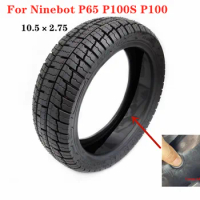 Original SEGWAY 10.5×2.75 Tire with Jelly Glue for Ninebot P65 P100S P100 Electric Scooter Vacuum Tyre Wheel Replace Parts