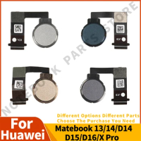 New Home Button FingerPrint For Huawei Matebook 13/14/D14/D15/D16/X Pro Original Touch ID Sensor Flex Cable Ribbon Power Cable