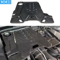 For BMW F90 M5 17-23 M8 F91 F92 F93 22-23 Real Replacement Dry Carbon Fiber Front Hood Engine Cover Panel Guard Plate Protector