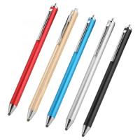 300pcs Micro-Fiber Mini Metal Capacitive Touch Pen Stylus Screen For Phone Tablet Laptop for Samsung Tab A2 iPad Air 3 2018