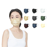 【hu-SHE】空間增量口罩 ｜雙鋁條專利｜平面口罩｜獨立單包裝｜7片*盒｜Makrite(防護平面口罩)
