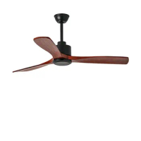 42 52 Inch Modern Simple Wooden Ceiling Fan Without Lamp Fan DC Bedroom Fashion Decorate Solid wood Ceiling Fans Remote Control