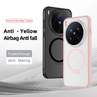 เหมาะสำหรับ vivo X300 vivo X300 Pro 5G vivo X300Pro vivoX300Pro 5G เคสโทรศัพท์แบบผิวสัมผัสดี กรอบดูด
