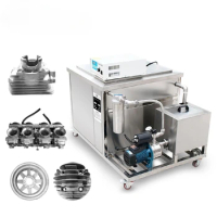 175L Tullker Filter Unit Temperature Set Ultrasonic Cleaner Bath Engine DPF Car Parts Degreasing PCB Cleaning Machine