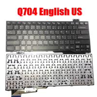 English US Laptop Keyboard For Fujitsu For Stylistic Q704 CP630515-01 MP-13M23USD85 MP-13M23US-200 Black With Frame New