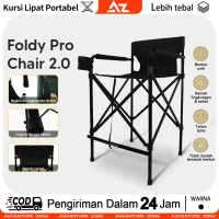 AZ Kursi Camping Foldy Pro Chair 2.0 | Kursi Rias Lipat Makeup Artist Kursi Sutradara Ringkas Folda