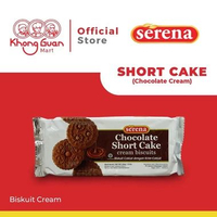 Camilan / Makanan Ringan Khong Guan Serena Short Cake Cream Biskuit Tiramisu, Strawberry, Coklat, Ba