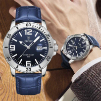 DIVEST Top Brand Luxury Mens Watch Brown Leather Quartz Watch Clock Men Creative Army Military Wrist Watches Relogio Masculino