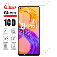 4pcs Protective Glass For OPPO Realme 8 7 Pro 7i X XT X3 Tempered Glass Realme GT Neo X2 X7 X50 Pro Screen Protector Film Case