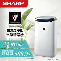 SHARP 夏普 15坪自動除菌離子空氣清淨機(FP-J60T-W)