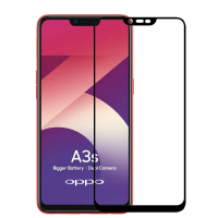 ฟิล์มกันรอยกระจกนิรภัย สำหรับ OPPO A3s กาวเต็ม