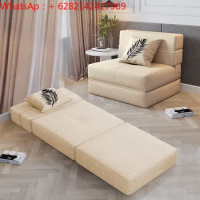 Lazy Sofa Tatami Single Leisure Chair Recliner Small Apartment Single Balcony Bed Dual-Use Lazy Sofa Bed