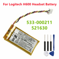 533-000211 Battery For Logitech H600 Headset Battery AHB521630 521630 + Free Tools