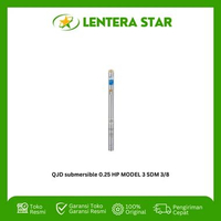 QJD Submersible 0.25 HP Model 3 SDM 3/8 Pompa Air Submersible Perak