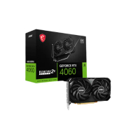 GeForce RTX 4060 VENTUS 2X BLACK 8G OC-MSI (การ์ดจอ Nvidia RTX)