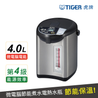 【TIGER虎牌】日本製　超大按鈕微電腦電熱水瓶４公升(PDU-A40R)