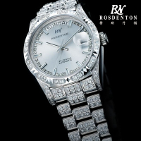 Rosdenton勞斯丹頓公司貨 榮耀璀璨 晶鑽機械男錶36㎜ R01 (97626MD-4W)