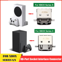 5PCS 10PCS For XBOX Series S X HDMI-compatible Port Connector Socket Replacement For Microsoft Xbox One Series XSX XSS Console