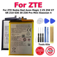 Li3822T43P3h844941 Li3941T44PGh836548 Battery For ZTE Nubia Red Axon Magic 3 Z5 Z5S V7 6R Z10 S30 30 Z30 Pro Mini Xiaoxian 4