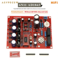 HIFI 6N11 AD1865 Tube R2R NOS AD1865+CS8412 Audio decoder DAC DIY Kit/Finished board (Without AD1865