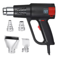 Adjustable temperature 2000W industrial heat gun LCD digital temperature control hot air blower electric heat gun tool