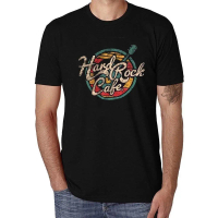BAJU TSHIRT LELAKI Ready Stock Hard Rock Cafe Funny 100% Cotton Men'S T-Shirt Birthday GiftPersonali