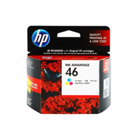 HP ตลับหมึกอิงค์เจ็ท 3 สี HP 46 (CZ638AA)