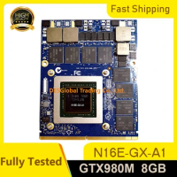 Original GTX 980M GTX980M Video VGA Graphic Card N16E-GX-A1 8GB For Laptop Dell Alienware MSI GT60 GT70 GT72 Clevo P150HM P150EM