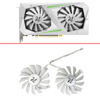 2PCS Cooling Fan 85MM 4PIN RTX2060 RX5500XT GPU FAN For PELADN RTX2060 2060 super RX5500 XT video Card Fan