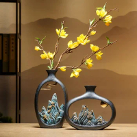 Neo Chinese Style Vase Light Luxury Decorations