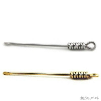 手工坊 創意手工不銹鋼挖耳勺黃銅牙簽采耳勺EDC掏耳小工具鑰匙扣