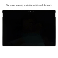 For Microsoft Surface 3 RT3 1645 LCD Touch Screen Digitizer Assemly Replacement