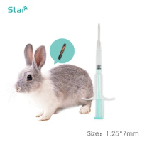 X1000 Syringe with chips mini 1.25*7mm rfid transponder pet supply