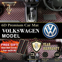 Top Carpet [ VOLKSWAGEN ALL MODEL ] Live 6D CARPET VOLKSWAGEN **Sila pilih model kereta dan warna **
