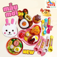 TAP HOA Đồ Chơi Xúc Ăn Mô Phỏng PUDDING Tô Mỳ Ramen Cơm Thỏ Giáo Dục Sớm Nhật Bản Size To Vừa Giả Vờ
