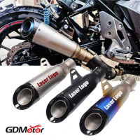 Universal Motorcycle Exhaust Muffler Steel Pipe Escape Moto FOR With DB Killer FZ1 R6 R15 R3 ZX6R ZX10 CBR1000 GSXR1000 650