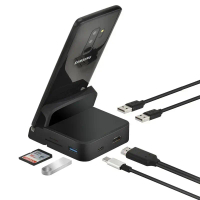 Multi-functional Docking Station Phone Bracket 8 in 1 Type C HUB3.0 Dex Pad Station USB C To HDMI-co