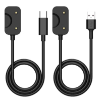 2Pcs For Samsung Galaxy Fit 3 Charger Smart Watch Adapter USB Type-C Charging Cable Cord Magnetic For Samsung Galaxy Fit 3 R390